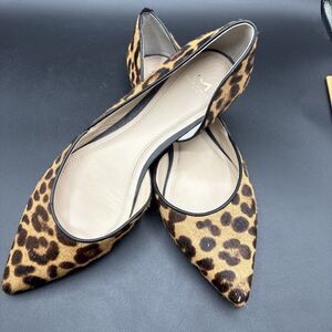 Marc Fisher leopard print d'Orsay flats size 9.5